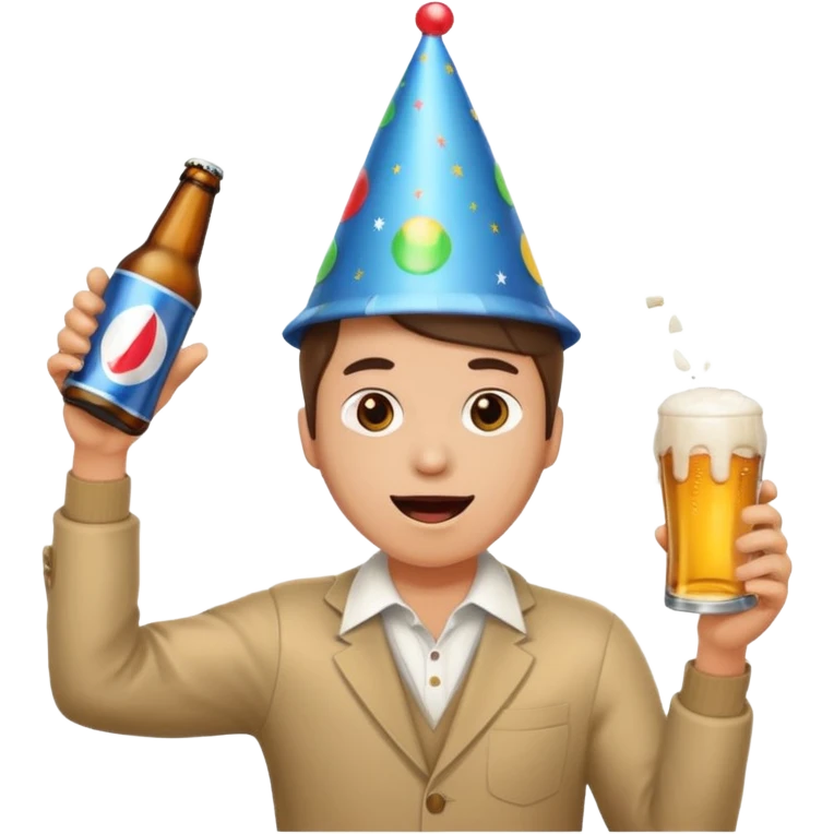 throwing one beer can at party emoji