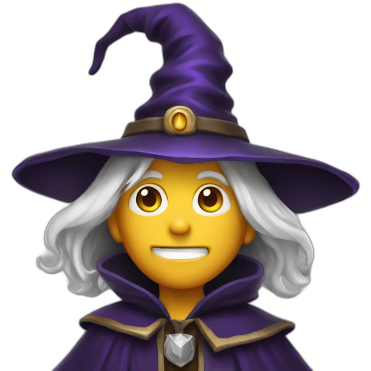 Halloween wizard emoji