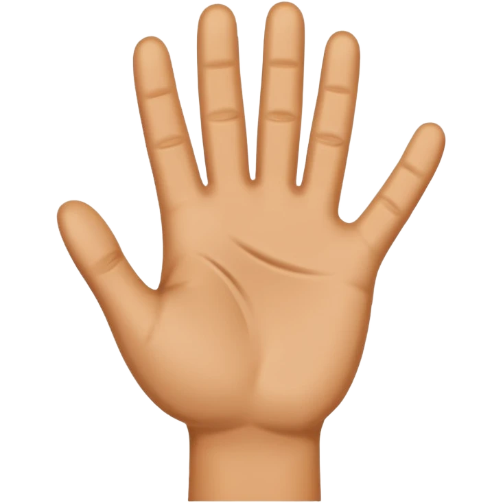 High Five hand emoji
