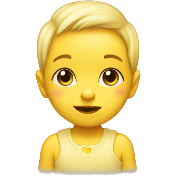 baby yellow heart emoji
