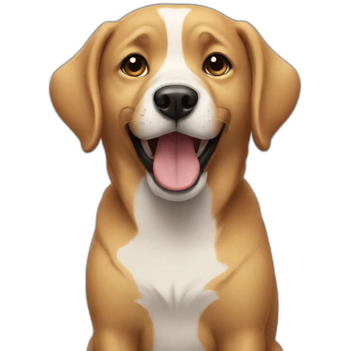Dog saying yes emoji