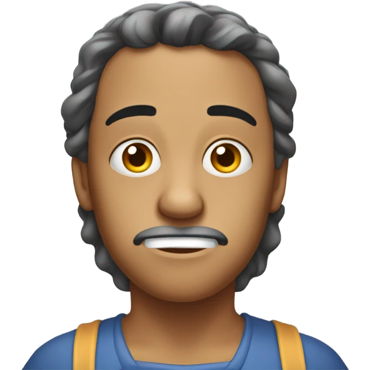 person tearing their apron off in anger emoji