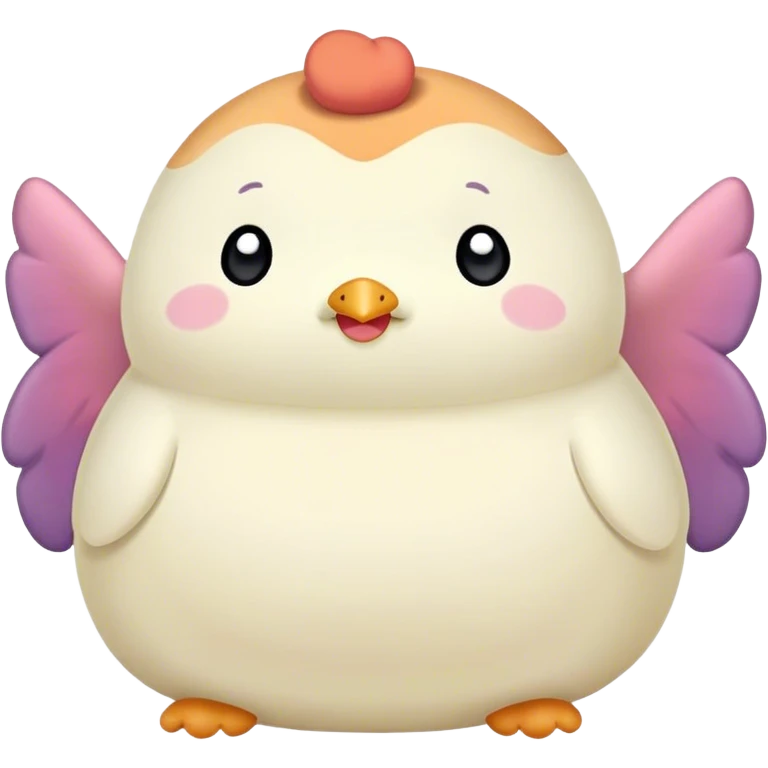 Fat Squishmallow with tiny wings emoji