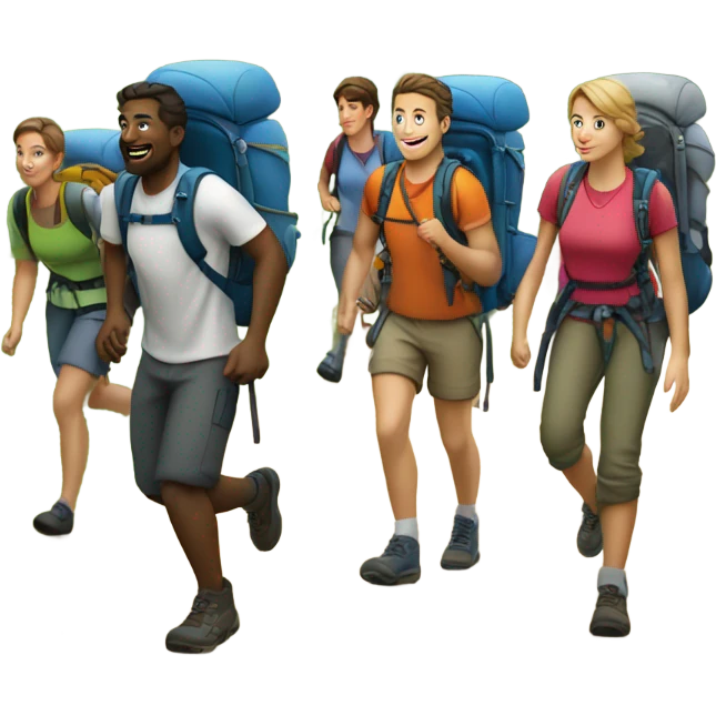 hiking emoji