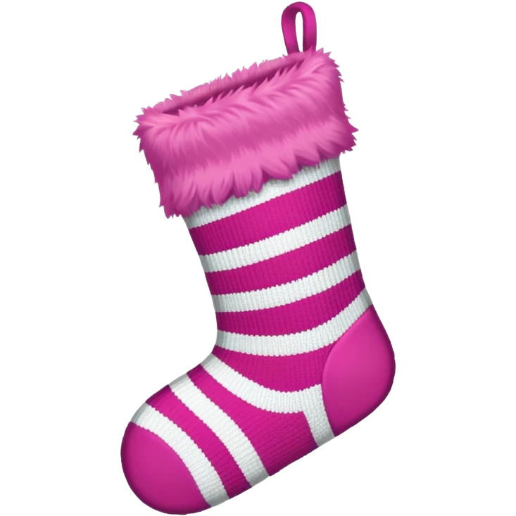 Pink cute christmas emoji