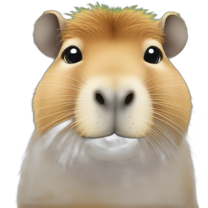 Capybara sitting emoji