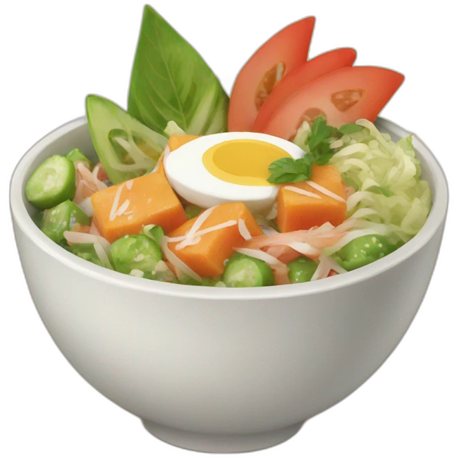 poke bowl emoji