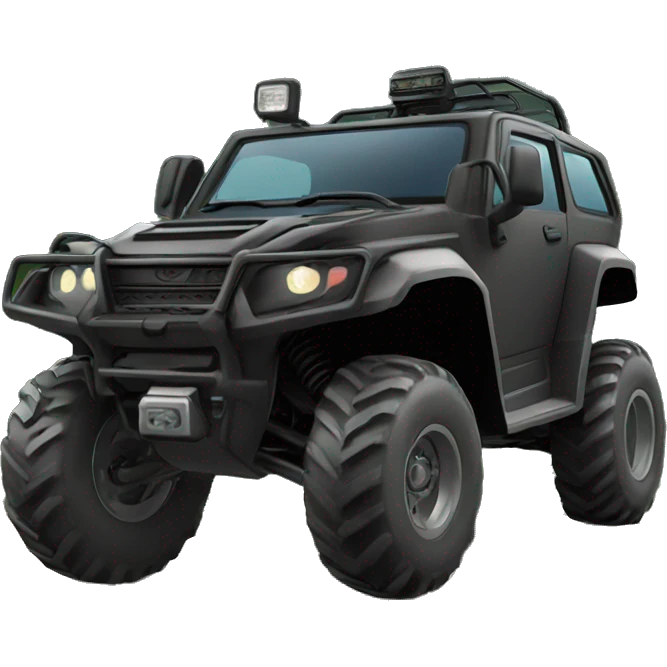 All terrain vehicles  black emoji