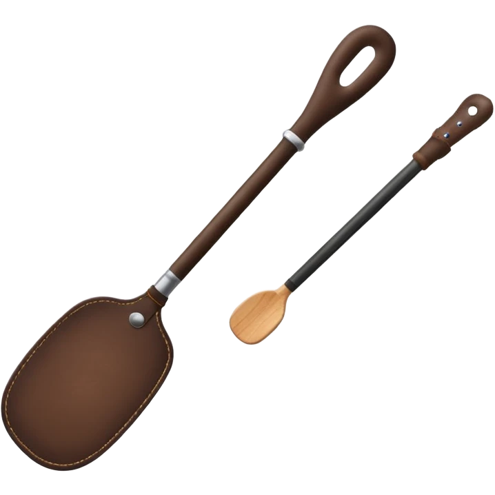 Leather paddle emoji