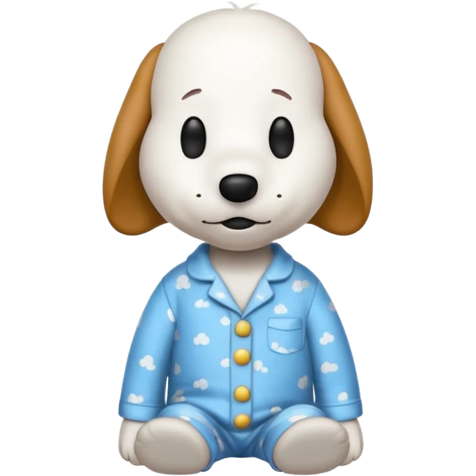Snoopy with Pijama emoji