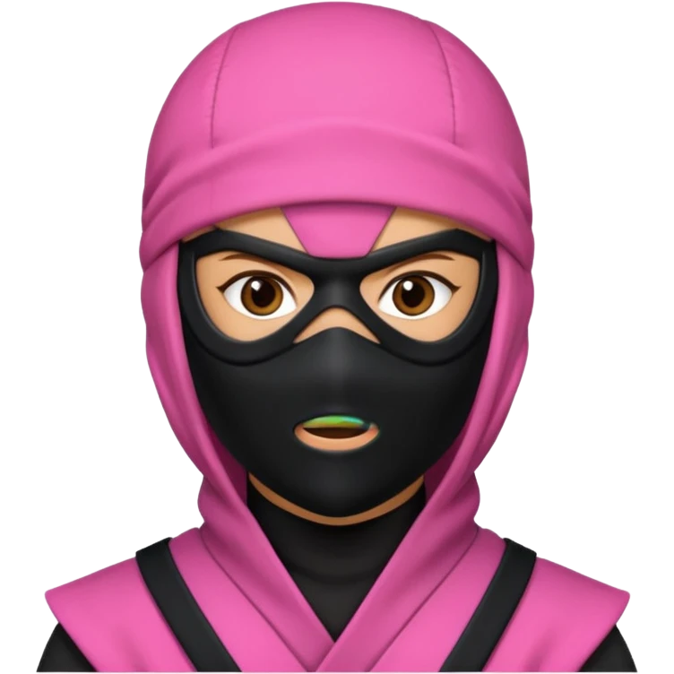 pink ninja emoji