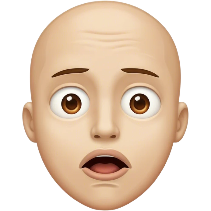  Mouth slightly open, eyes looking upward in a desperate search for lost thoughts. emoji