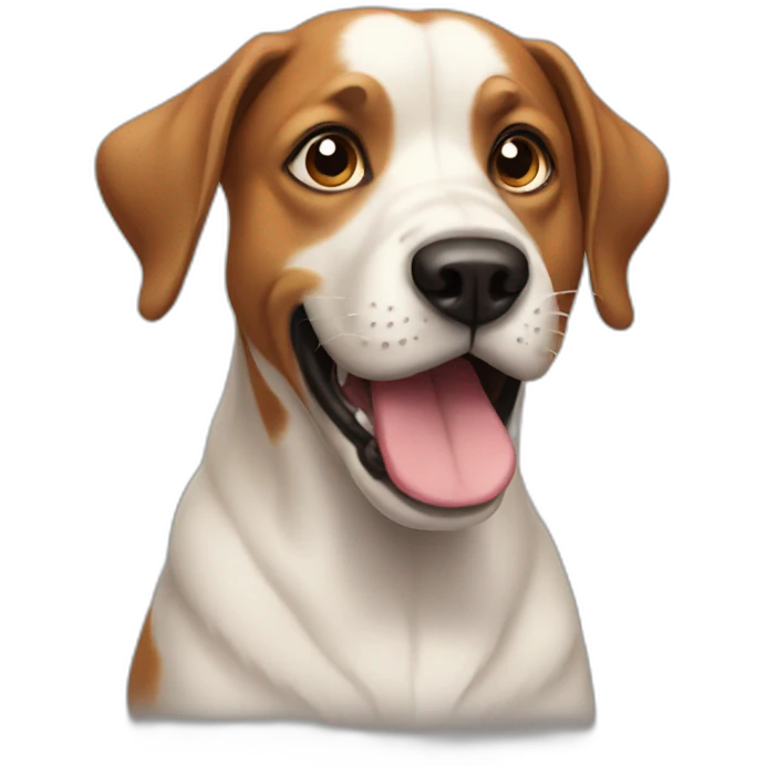 Dog crazy emoji