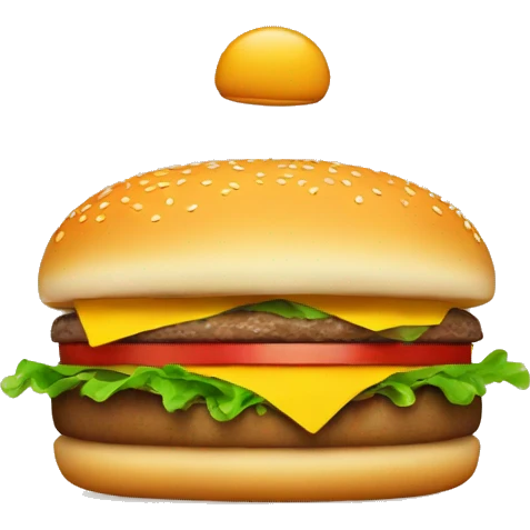 burger with hat emoji