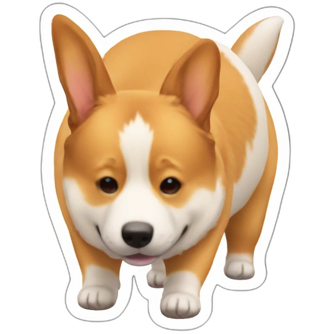 corgi butt emoji