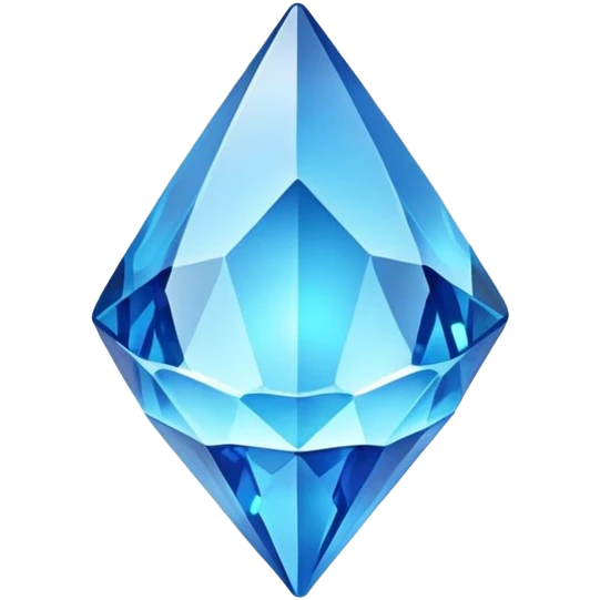 Blue crystal emoji