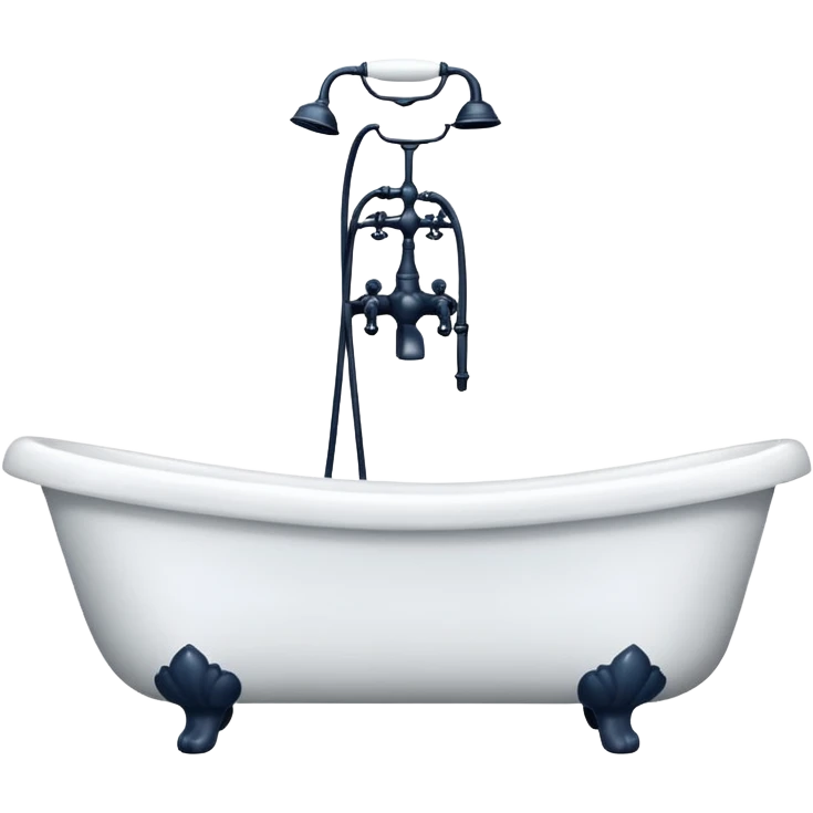 A bathtub. emoji