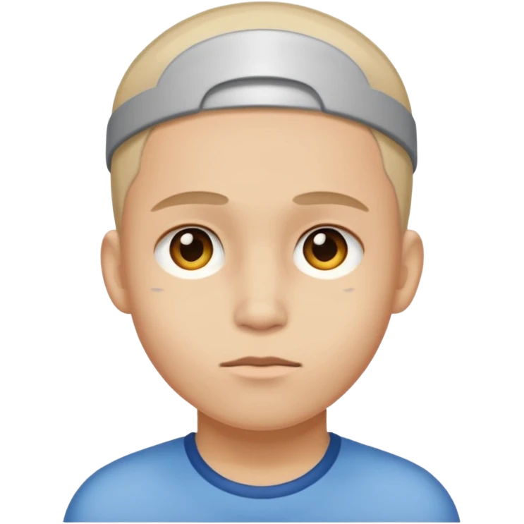 a slow thinker sticker, a person who thinks slowly  emoji