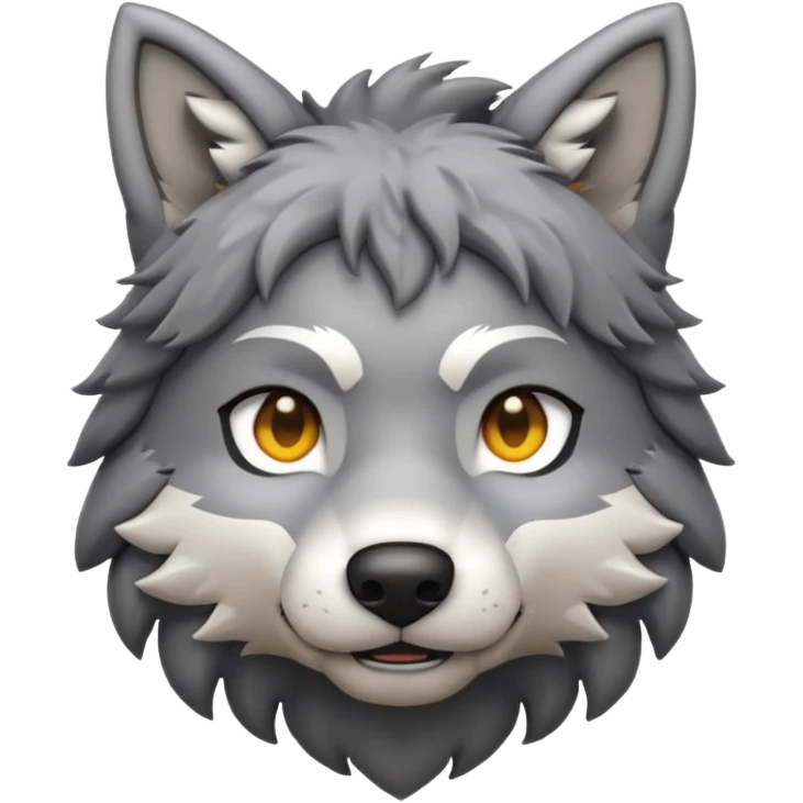 Minecraft wolf emoji for discord with a hand petting the dog on the top of its head emoji