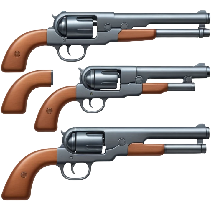5 guns emoji