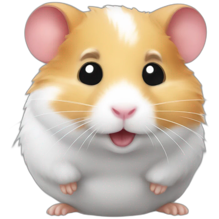 a hot hamster emoji