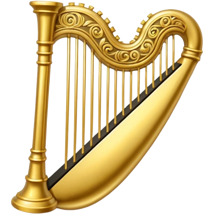 golden lyre emoji