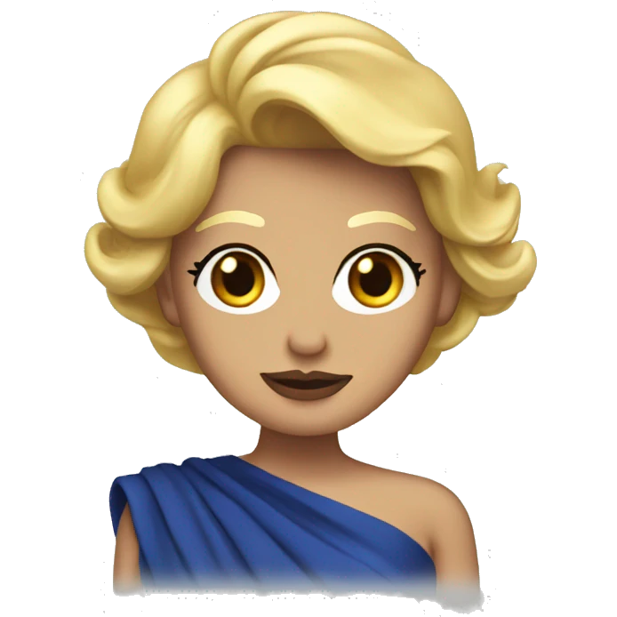 donald trump in an evening gown emoji