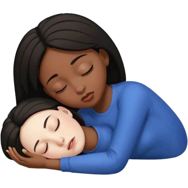 Fainting black girl emoji