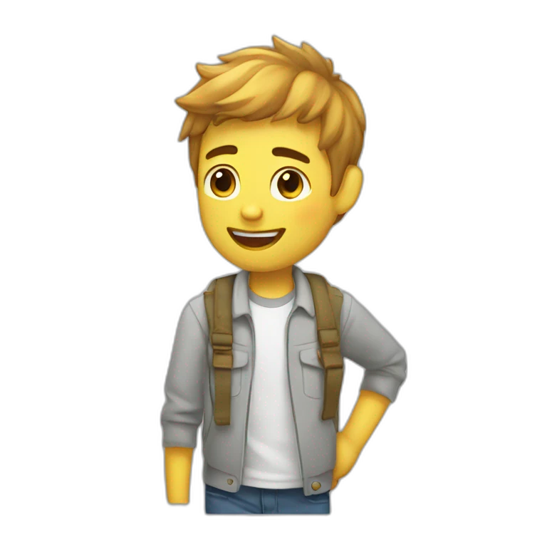 Chat avec aile emoji