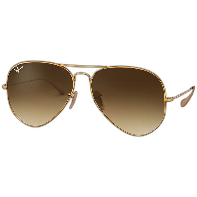 Ray-Ban aviator glasses emoji