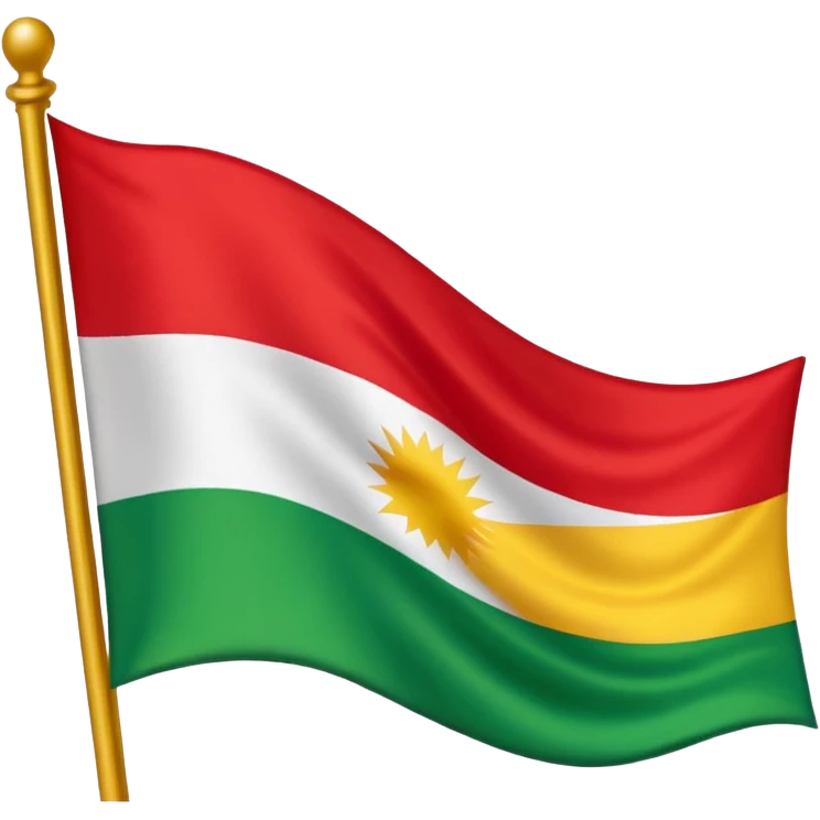 Drapeau Kurdistan emoji