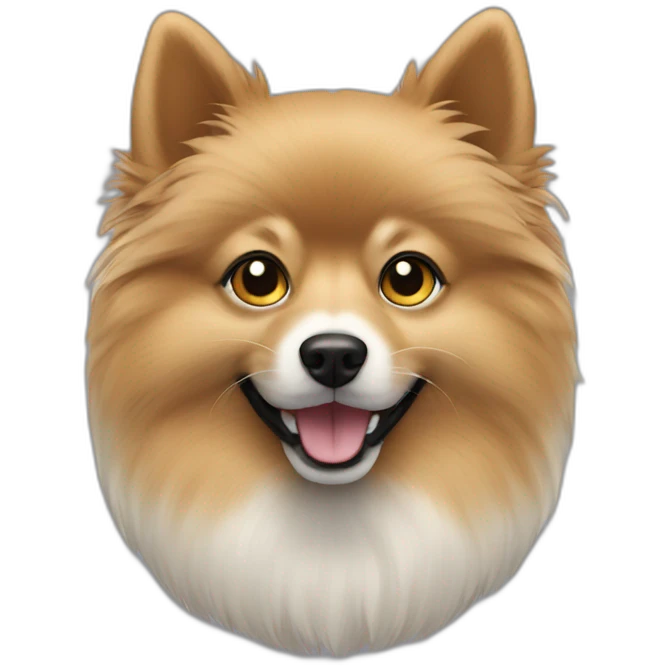 Dog-spitz-black emoji