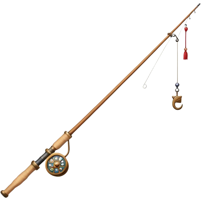 medieval fishing rod emoji