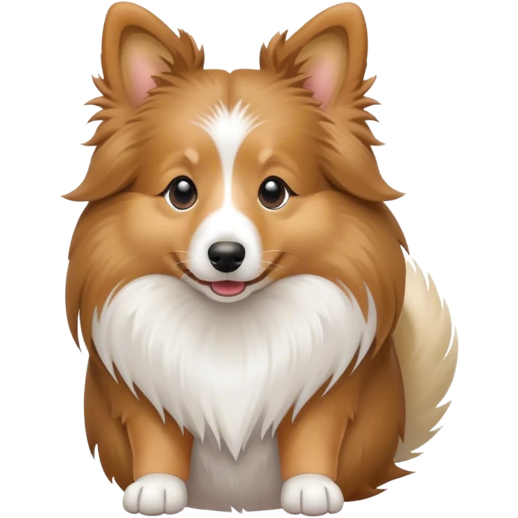 Sheltie on vacation  emoji