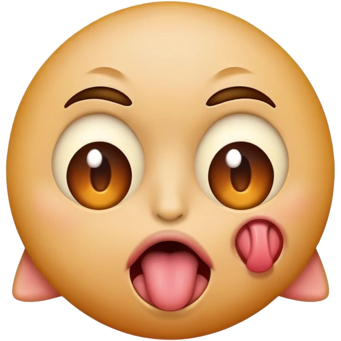 A face emoji with X for eyes and tongue sticking out emoji