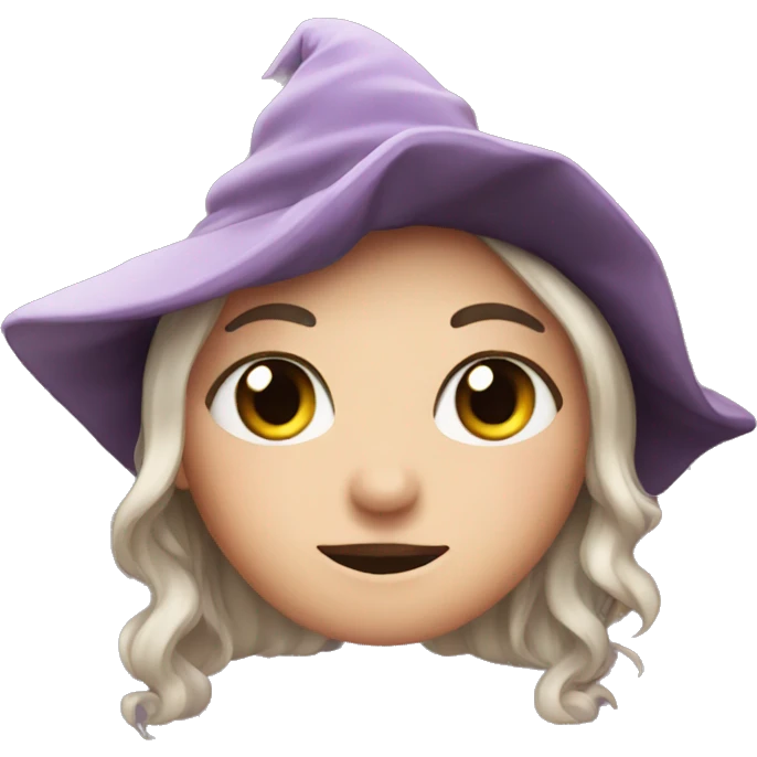 blushing witch emoji