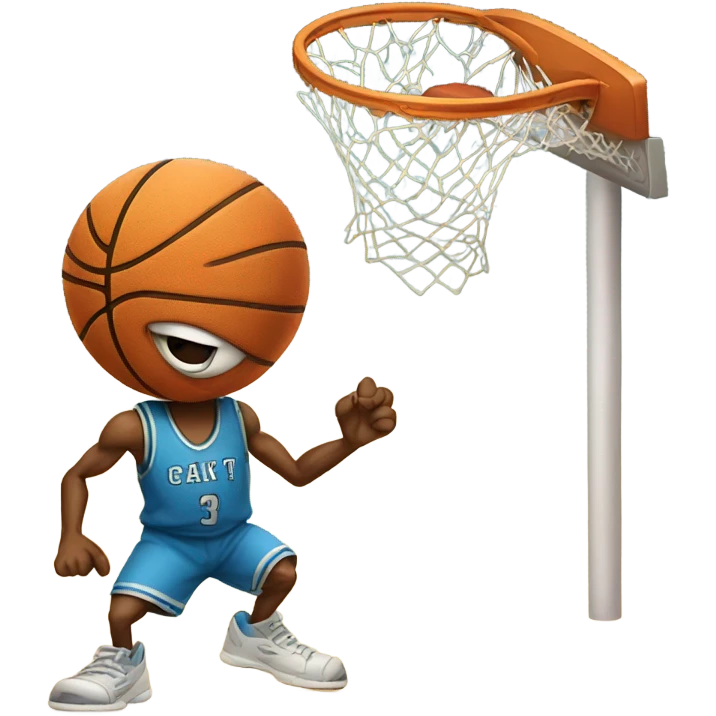 Ant playing basketball  emoji