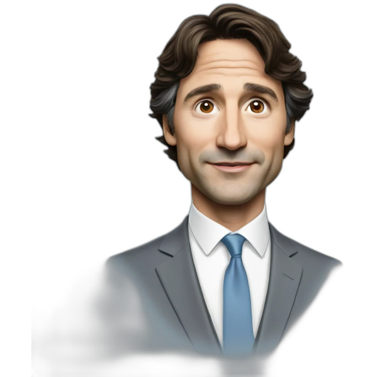 hyper realistic fishy Trudeau emoji