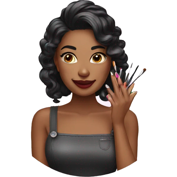 nail artist emoji
