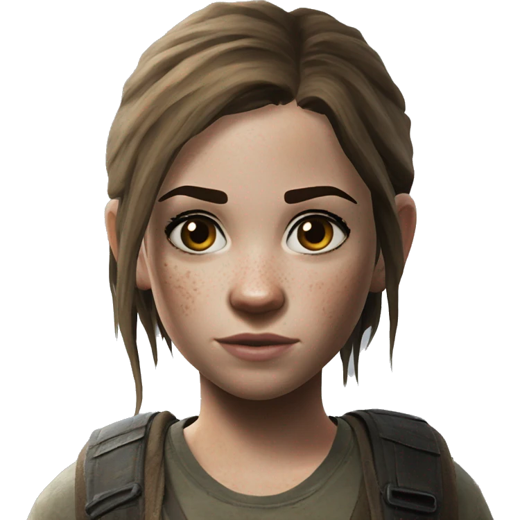 Ellie Williams in the last of us part two  emoji