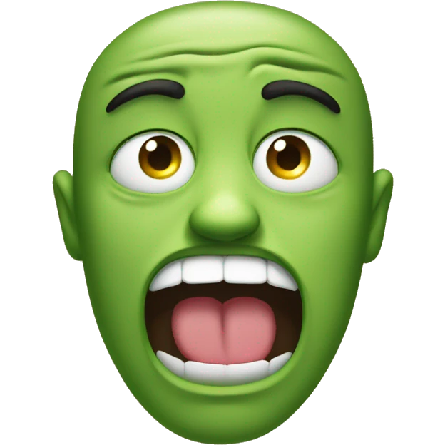 disgust face  emoji