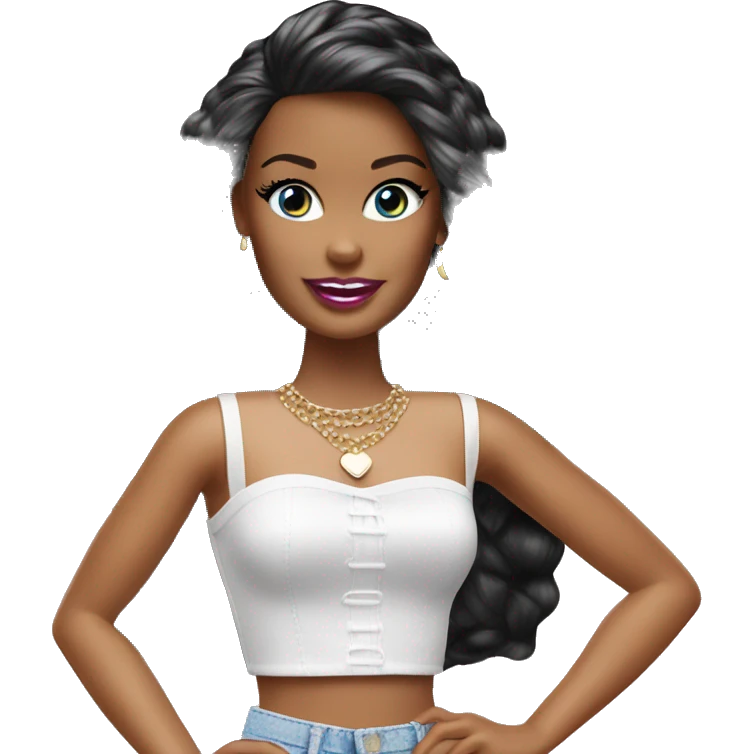 y2k barbie girl emoji