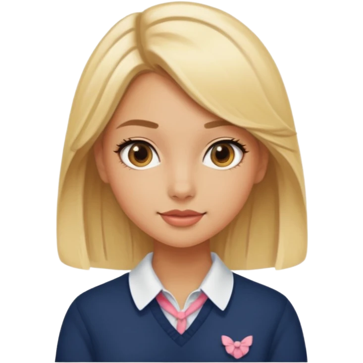 Baddie preppy aesthetic cute sassy emoji