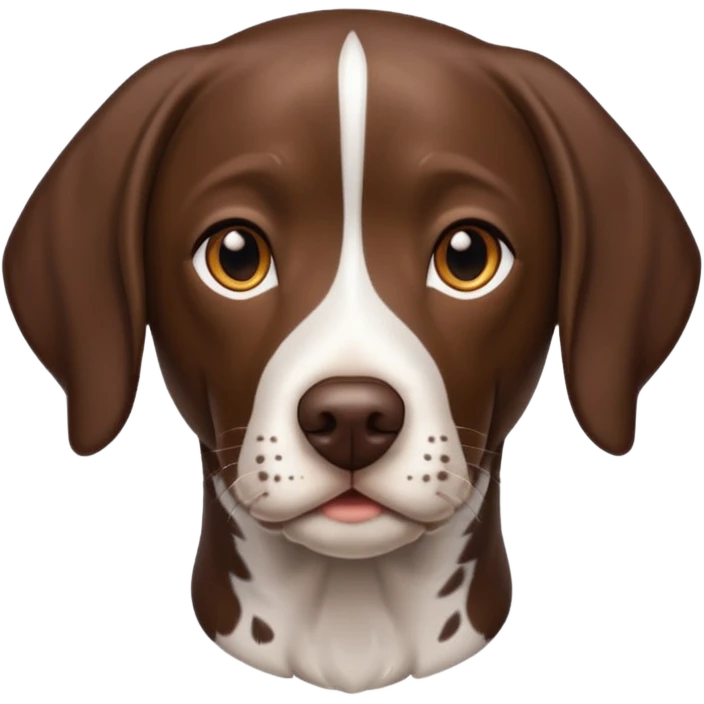 Germán short hair pointer emoji