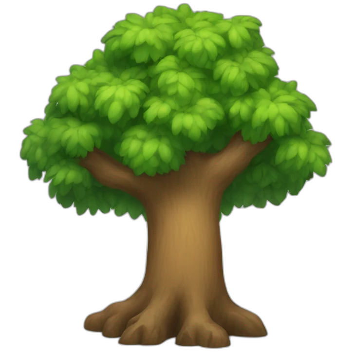 Arbre qui brûle emoji