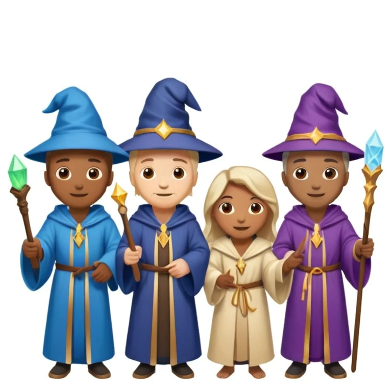 Magic wizard team  emoji