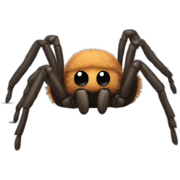 cute tarantula emoji