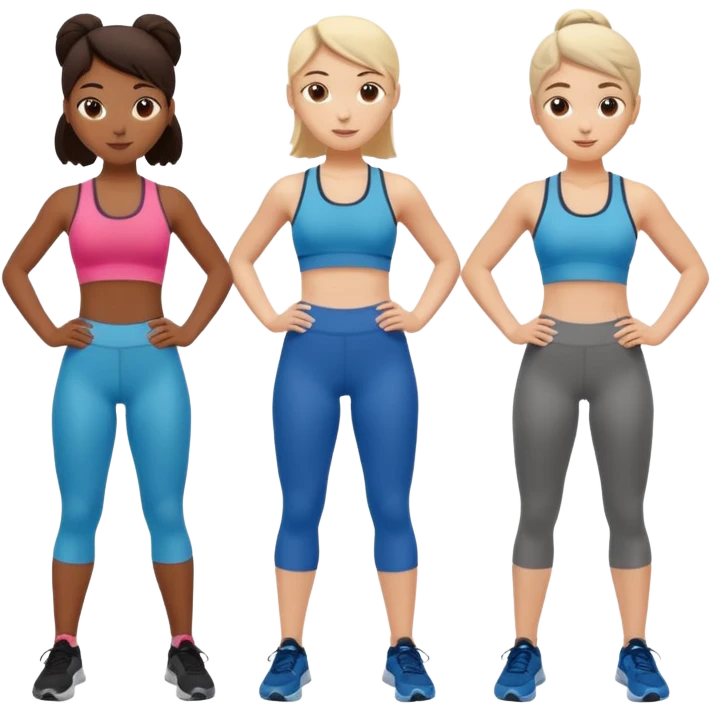 friends at the gym emoji