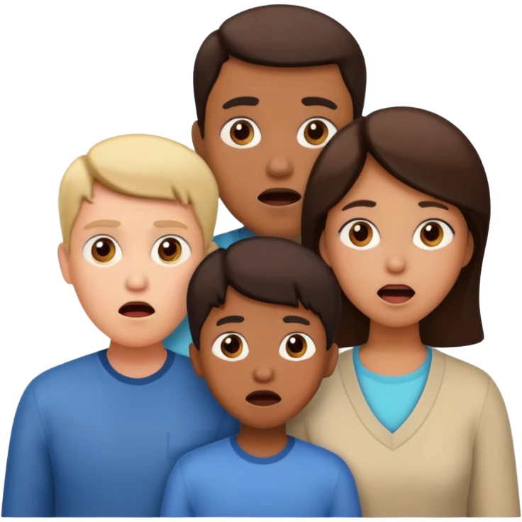 family shocked emoji