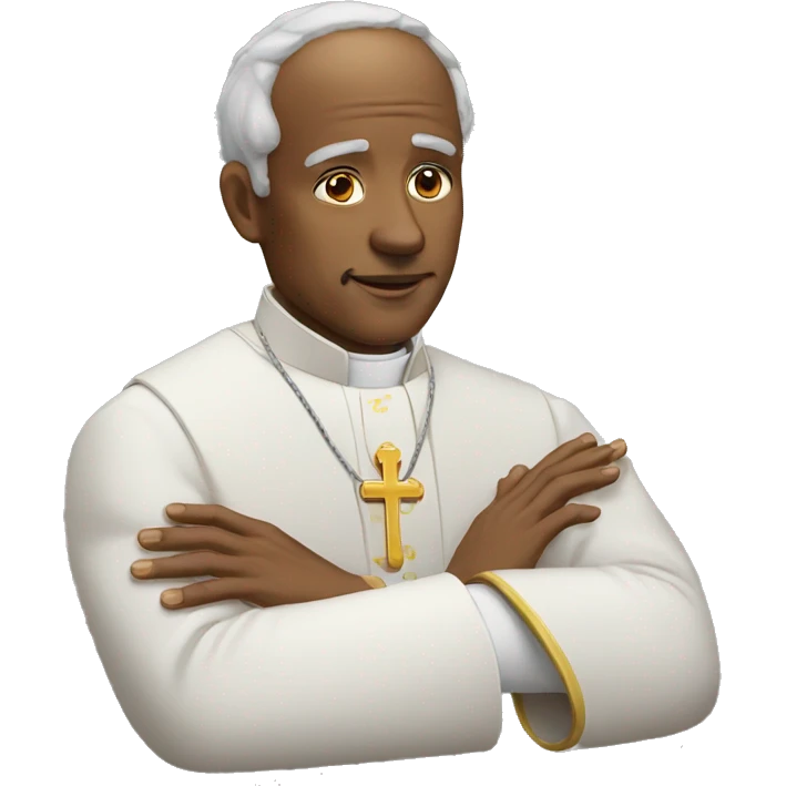 bishop laying on hands emoji